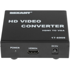 Переходник Rexant 17-6934 HDMI - VGA, 3. 5 mm аудио с питанием