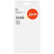 Картридж струйный Sakura B3P21A (№727 Yellow) для HP, желтый, 130 мл.