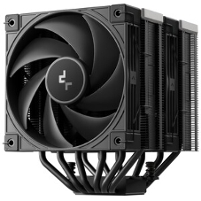 Кулер для процессора DEEPCOOL AK620 G2 DIGITAL NYX LGA1851/1700/1200/115X/AM5/AM4 (8шт/кор, TDP 260W, PWM, DUAL Fan 120мм, 6 тепл. трубок, Copper Base, черный) RET (R-AK620G2-BKNNMN-GJD-1)