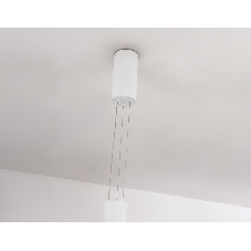 Подвесной светодиодный светильник Ambrella light FL5844/1+3 WH белый 40W 3000K/4200K/6400K D600*1200 (без ПДУ)