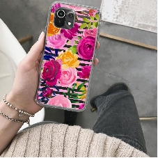 Чехол (клип-кейс) Gresso Air, для Xiaomi Mi 11 Lite, прозрачный/рисунок gr17aaae9767