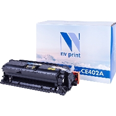 Картридж лазерный NVPrint совместимый HP CE402A Yellow для CLJ Color M551 (6000k)