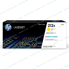 Картридж лазерный Cartridge HP 212X для CLJ Enterprise M554/M555/M578, желтый (10 000 стр.)