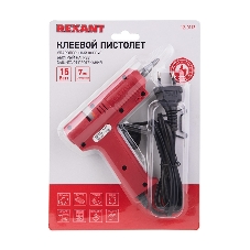 Клеевой пистолет Rexant 15 Вт 7 мм малый (блистер)