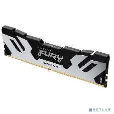 Оперативная память Kingston Fury Renegade, DDR5, 16Gb (1x16Gb), 6400MHz, CL32, DIMM, с радиатором, серебристый/черный