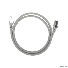 Патч-корд S/FTP Rexant CAT 6A (10G), RJ45-RJ45, 28AWG, LSZH, серый, 1м