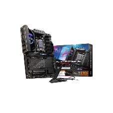 Материнская плата MSI MPG X870E CARBON WIFI, AM5, AMD X870E, 4xDDR5, 4xSATA, 4xM.2, 1xPCIe 5.0 x16, 1xPCIe 5.0 x4, 1xPCIe 4.0 x4, 1xHDMI, 2xUSB-C, 2x1Gb LAN, 9xUSB 3.2 Gen 2, 2xUSB4, 2x3.5 мм, 7.1, ATX
