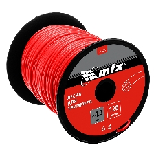 Леска для триммера MTX круглая 4,0 мм х 120 м, на катушке