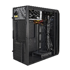 Компьютерный корпус Miditower ExeGate XP-334UC-UNS400 (ATX, БП UNS400 с вент. 12см, 1хUSB/1хUSB 3.0/1хTypeC, аудио, черный)