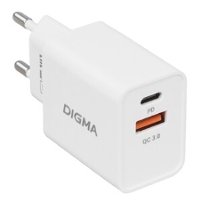 Сетевое зарядное устройство Digma DGW2C 3A PD белый