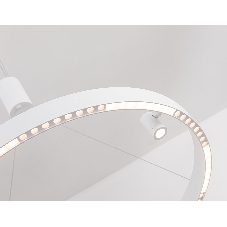 Подвесной светодиодный светильник Ambrella light FL5844/1+3 WH белый 40W 3000K/4200K/6400K D600*1200 (без ПДУ)