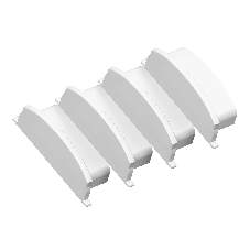 Заглушка для профиля GP8180 WH белый 18*4