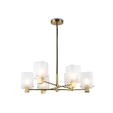 Люстра Ambrella light LH57031/6 BS/SM латунь/дымчатый E14/6 max 40W D690*690