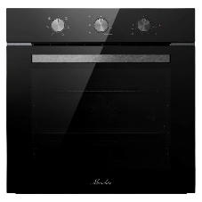 Духовой шкаф MONSHER MOE 6023 PT Noir, High-Tech, 78 л, поворотное управление, таймер, 6 режимов, макс. температура 310 градусов, телескопические направляющие (на 1 уровень), энергоэффективность А, цвет черный