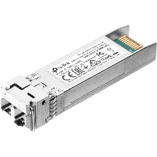 Трансивер TP-Link 10G SFP+ Module, LC connector, 50/125um or 62.5/125um Multi-mode, 850nm wavelength, distance up to 300m.