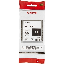 Картридж струйный Canon PFI-102Bk (0895B001) черный (130 мл.) для Canon iPF605, iPF610, iPF650, iPF655, iPF710, iPF750, iPF755, LP17, iPF510