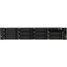 Сетевое хранилище SMB QNAP TS-873AeU-RP-4G NAS 8 HDD trays, 2x 2.5 GbE. 64-bit 4-core AMD V1500B 2,2 GHz, 4 Gb. RAM (1*4 Gb) up to 32Gb (2*16 Gb), 2 x M2 2280 (PCIe Gen3 x 1), 2xPSU W/o rail kit RAIL-B02