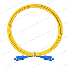 Патч-корд волоконно-оптический ExeGate FC-S-9-SC-SC-5M-LSZH (Шнур ВО SM 9/125 (OS2/G.652.D), SC/UPC-SC/UPC, Simplex, LSZH, 5 м)