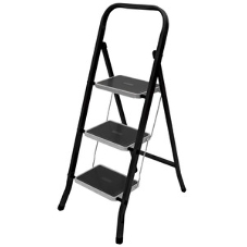 Стремянка ZALGER 9910-3 Jet черный 3 cт с ковриком сталь