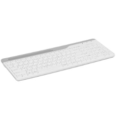 Клавиатура проводная A4Tech Fstyler FK25, USB, белый/серый