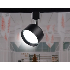 Трековый однофазный светильник Ambrella light GL5357 BK черный GX53 max 12W
