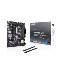 Материнская плата ASUS PRIME B760M-F WIFI, LGA 1700, Intel B760, 2xDDR5, 4xSATA, 2xM.2, 1xPCIe 5.0 x16, 1xPCIe 3.0 x1, 1xHDMI, 1xDP, 1x1Gb LAN, Wi-Fi 6, Bluetooth 5.3, 4xUSB-A 5Gbps, 2xUSB-A 2.0, 3x3.5 мм, 7.1, mATX
