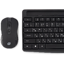 Комплект клавиатура+мышь Oklick S275W беспроводной, USB, 1600 DPI, чёрный