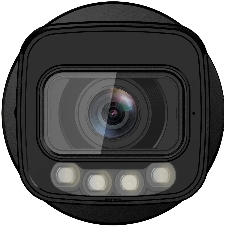 Камера видеонаблюдения Dahua DH-IPC-HFW3449TP-ZS-IL, IP, 4 Мп, 2.7-13.5 мм, белая