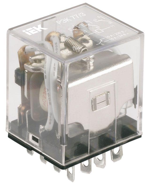 Реле РЭК 77-3 10А 220В АС IEK RRP10-3-10-220A