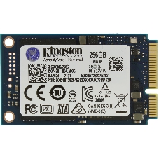 Накопитель SSD Kingston KC600, 256Gb, mSATA, R/W 550/500