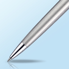 Ручка шариковая Waterman Hemisphere (CWS0920470) Steel CT M, синие чернила, подарочная коробка
