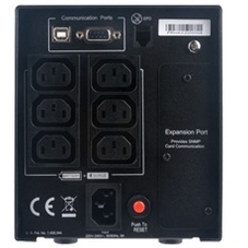 Источник бесперебойного питания CyberPower PR750ELCD 750 ВА/675 Вт/USB/RJ-11/RJ-45/6 x IEC 320 C13 (компьютерная)