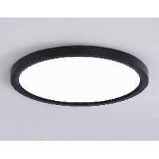 Светильник светодиодный ультратонкий Ambrella light FZ1908 BK черный IP54 35W 3000K-6500K CCT-переключатель D450*25 (Без ПДУ)