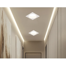Светильник Ambrella light TN52337 SWH белый песок GX53 max 12W 115*115*25