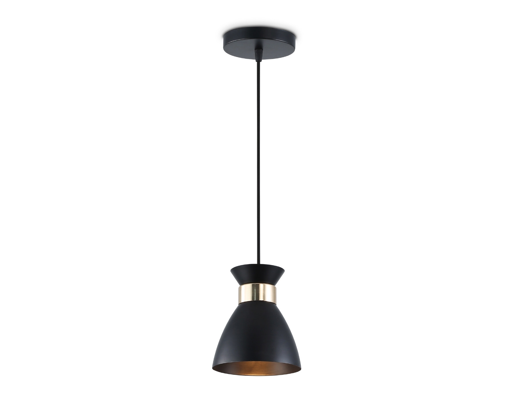 Светильник Ambrella light TR8468 BK/FGD черный/золото E27 max 60W D130*1000