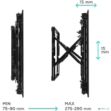 Настенное крепление ONKRON PRO7G для видеостен 50”-70