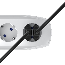 Сетевой фильтр Pilot PRO USB 1.8 м, 6 розеток, серый, коробка