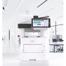 МФУ лазерное Ricoh IM 550F (418459), A4, ч/б, печ. до 55 стр/мин., скан. до 60 стр/мин. (ч/б) 40 стр/мин. (цвет), 1200 x 1200 dpi (печать) 600x600dpi (скан.), USB, Ethernet, Wi-Fi, Bluetooth, NFC