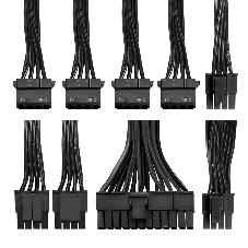 Блок питания серверный 800W ExeGate ServerPRO-800PAS (ATX, APFC, КПД 80% (80 PLUS), 12cm fan, 24pin, 2x(4+4)pin, 6xPCI-E, 8xSATA, 4xIDE, Cable Management, black)