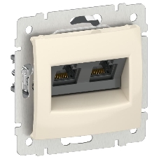 Valena Слоновая кость Розетка компьютерная 2-я RJ45 кат.5Е UTP | 6956261 | IEK Valena Слоновая кость Розетка компьютерная 2-я RJ45 кат.5Е UTP | 6956261 | IEK