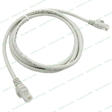Патч-корд Buro Basic UTP 4 пары cat6 CCA molded 2м серый RJ-45 (m)-RJ-45 (m)