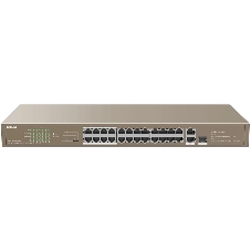 Коммутатор Tenda TEF1126P-24-250W 26-Портовыйбез управления FE c 24 портами PoE
