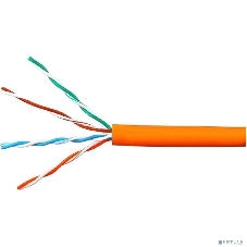 Кабель Cablexpert UPC-5051E-LSZH-4-CU/100 indoor, UTP-LSZH 4x2x0.51, медный, кат.5e, однож., 100м, box, оранжевый