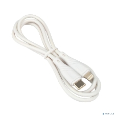 Кабель USB2.0 Cablexpert CCB-USB2-CMAPO1-1MW, Type C/Lightning, Classic 0.1, 2.1A, 20Вт, QC3.0,1м, белый, коробка