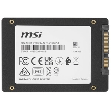 Накопитель SSD MSI SPATIUM S270, 960Gb, 2.5