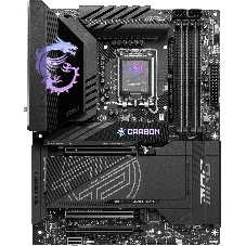 Материнская плата MSI MPG Z890 CARBON WIFI, LGA1851, Intel Z890, 4xDDR5, 4xSATA, 5xM.2, 1xPCIe 5.0 x16, HDMI, USB Type-C, 2x5Gb LAN, Thunderbolt, 2x3.5 мм, 7.1, ATX