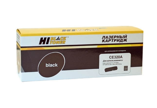 Картридж HP CLJ Pro CP1525/CM1415 (Hi-Black) № 128A, CE320A, BK, 2K
