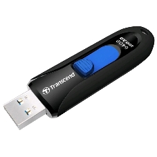 Флешка USB Transcend JetFlash 790 (TS64GJF790K), 64 Gb, USB 3.0, R/W 90/40, черный/синий