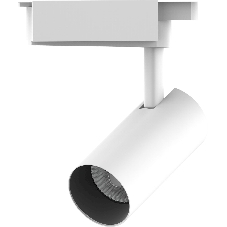 Светильник трековый цилиндр Gauss 12W 1100lm 4000K 180-220V IP20 55x185мм белый линза 36º LED