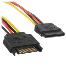 Удлинитель кабеля питания SATA Cablexpert CC-SATAMF-02, 15pin(M)/15pin(F), 50 см